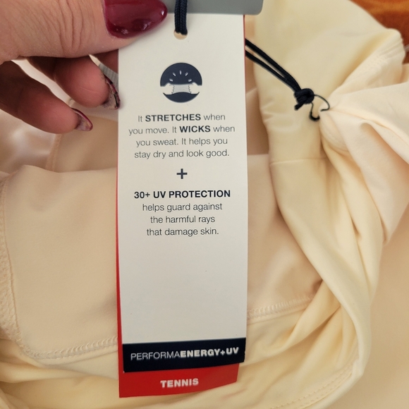 Fila Beige Pleated Tennis Skort. NWT size Large. - Picture 9 of 12